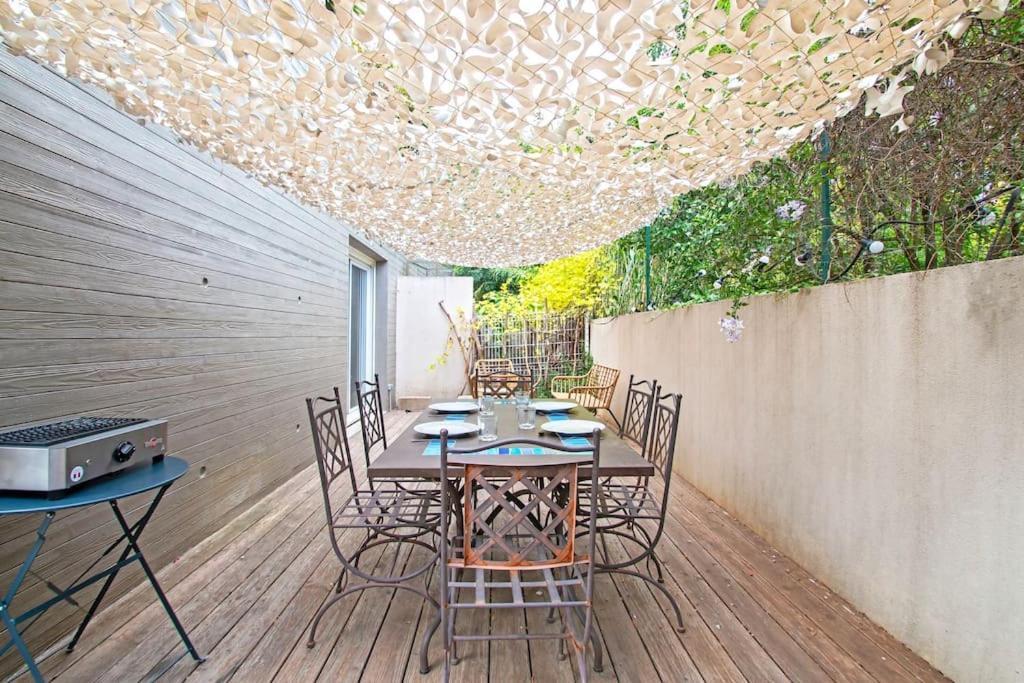 Le P'Tit Rimbaud, 6 Pers, Parking Prive, Jardin,Wifi Apartamento Montpellier Exterior foto